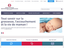 Tablet Screenshot of gynecoquebec.com